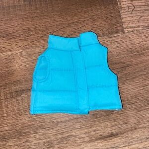 Webkinz Blue Puffer Vest Clothing for Ganz Pets